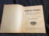 Matematica Financiara de Aurel Ciortea anul 1906 !