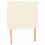 Cumpara ieftin Tablii de pat, 2 buc., crem, 80x5x78/88 cm, piele ecologica