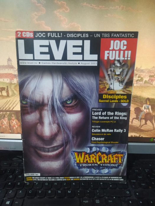 Level, Games, Hardware &amp; Lifestyle, august 2003, WarCraft: Frozen Throne, 111