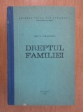 Ion P. Filipescu - Dreptul familiei (1984, editie cartonata)