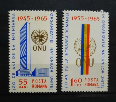 1965 O.N.U. MNH foto