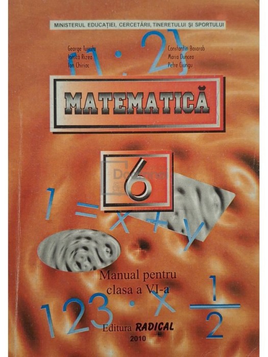 George Turcitu - Matematica - Manual pentru clasa a VI-a (Editia: 2010)