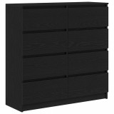 Bufeta Stejar negru 100x35x99 cm lemn prelucrat, DKD Home Decor