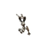 Pandantiv, jolie silver, argint 925, model iepuras cu morcov, 1.5 g, 20x10 mm