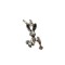 Pandantiv, jolie silver, argint 925, model iepuras cu morcov, 1.5 g, 20x10 mm