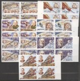 Vietnam 1986 Space, 4 imperf. set in block, used T.375, Stampilat