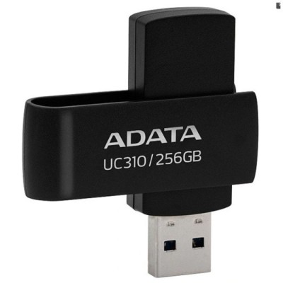 Stick de Memorie 256GB, USB 3.2 - Adata (UC310-256G-RBK) - Black foto