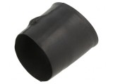Fiting termocontractibil unghi 14mm negru