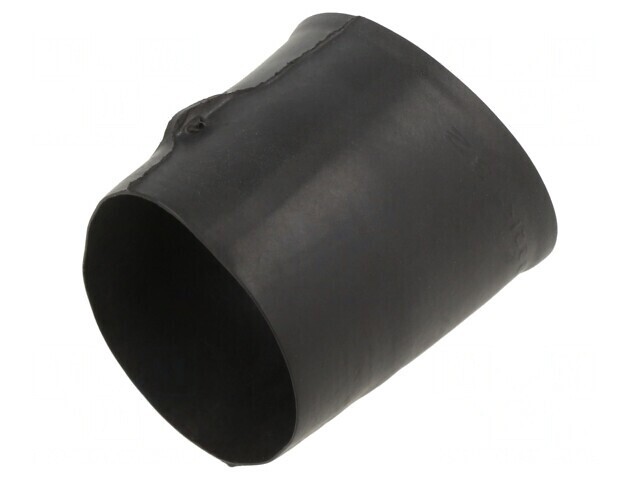 Fiting termocontractibil unghi 14mm negru