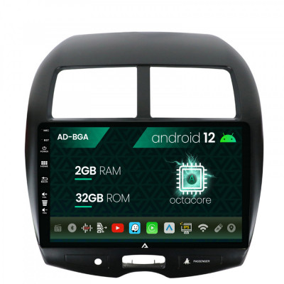 Navigatie Mitsubishi ASX (2010-2015), Android 12, A-Octacore 2GB RAM + 32GB ROM, 10.1 Inch - AD-BGA10002+AD-BGRKIT267 foto