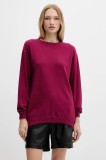 Silvian Heach pulover BENITEZ culoarea bordo, GPA25553MA
