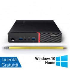 Calculator Lenovo ThinkCentre M700 Mini PC, Intel Core i3-6100T 3.20GHz, 8GB DDR4, 120GB SSD + Windows 10 Home foto