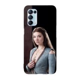 Husa compatibila cu Oppo A55, Viceversa, model Margaery Tyrell Game of Thrones, Silicon, TPU, Transparent, Carcasa