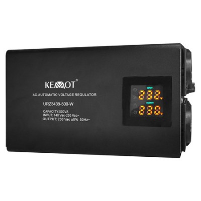 STABILIZATOR TENSIUNE AUTOMAT 500VA PERETE KEMOT foto