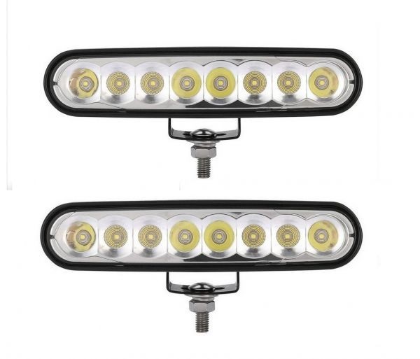 2 x 8 Led diode ,DRL, lumina de zi, lumina de lucru, camion, lumini offroad, ATV, 4x4 12 / 24V