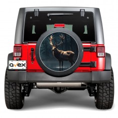 Sticker Auto &quot;Roata de Rezerva&quot; rezistenta la intemperii si raze UV, diametru 55 cm, Cod: AVX-RR08