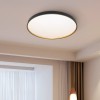 Plafoniera LED Fantas 46W, Rotunda, Abs, Alb si Negru ModernLight Concept, Alessandro DESIGN