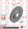 ZIMMERMANN COAT Z 430.1488.20 Disc frana ventilat exterior, acoperit (cu un strat protector), continut ridicat de carbon