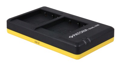 Incarcator Patona Dual Quick-Charger Slim micro-USB DMW-BLG10 pentru Panasonic DMC-GF6 DMC-GX80-1950 foto