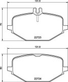 BREMBO P 50 161 PRIME LINE set placute frana,frana disc