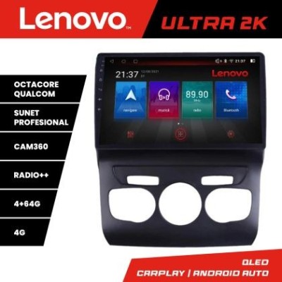 Navigatie Citroen C4 2011-2016 Quad Core Lenovo Kit-241 8 core QLED Qualcomm 4+64 360 Android Waze USB Navigatie Internet Youtube Radio CarStore Techn foto
