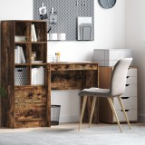 vidaXL birou de scris din stejar afumat Stejar afumat MDF 70 x 40 x 76 cm