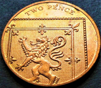 Moneda 2 PENCE - ANGLIA, anul 2014 *cod 287 B foto