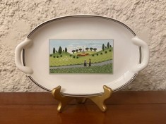 PLATOU DIN PORTELAN VILLEROY &amp;amp; BOCH- COLECTIA DESIGN NAIF- LAPLAU L26CM foto