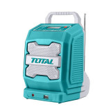 Radio portabil Total, acumulator Li-Ion, bluetooth 4.0, mufa jack