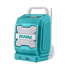 Radio portabil Total, acumulator Li-Ion, bluetooth 4.0, mufa jack