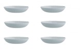 Set 6 farfurii pentru servire, Gri, Opal, 20 cm, AMA
