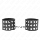 KINK - WRIST RESTRAINTS WITH SNAP FASTEN BLACK ADJUSTABLE 19-24 CM X 5.5 CM, KINK WRIST RESTRAINT