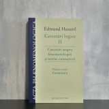 Edmund Husserl - Cercetari logice II, partea a treia | Fenomenologie, teoria cunoasterii