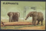Laos 1997 - Fauna, elefanti, colita neuzata