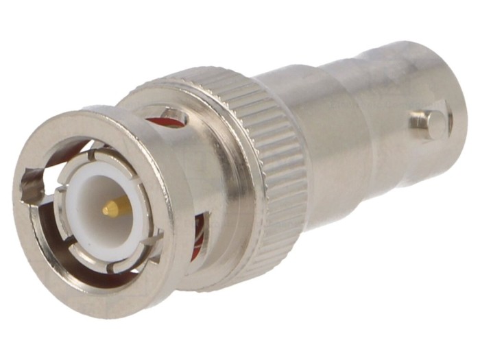 Conector adaptor BNC soclu-mufă 50&Omega;