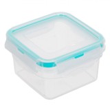 Caserolă Alimente, Model Patrata Transparenta, Capacitate 0.3L, Potrivită pentru Cuptor Microunde și Mașină de Spălat Vase, Oem