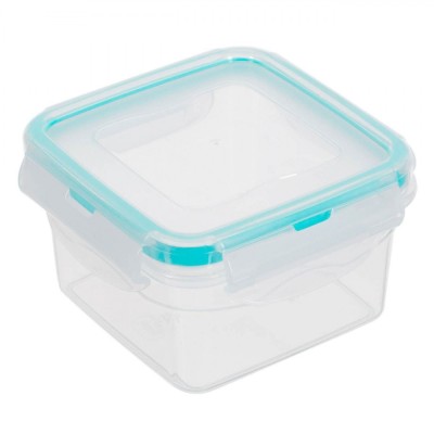 Caserolă Alimente, Model Patrata Transparenta, Capacitate 0.3L, Potrivită pentru Cuptor Microunde și Mașină de Spălat Vase foto