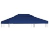 Gossi acoperis de pavilion, 2 niveluri, albastru, 4x3 m, 310 g/m2
