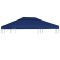 Gossi acoperis de pavilion, 2 niveluri, albastru, 4x3 m, 310 g/m2