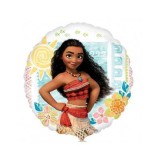 Balon folie rotund Disney Moana Vaiana 2 fete 45 cm