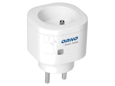 Soclu de reţea 230V 13A albă foto