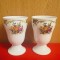 2 PAHARE DIN PORTELAN FIN, CU MARCAJ ROYAL TETTAU BAVARIA ANNO 1794 H12cm