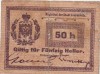 Cernauti Bucovina 50 heller 1914 uzat