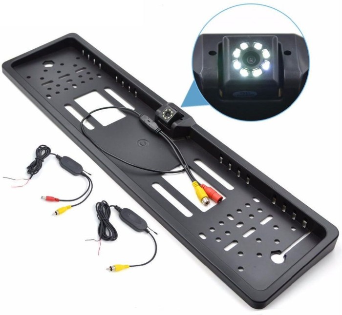 Camera Video Auto Marsarier cu led Xentech Light Suport Numar Auto, Unghi filmare 170 grade