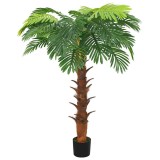 Cumpara ieftin Palmier cycas artificial cu ghiveci, verde, 160 cm