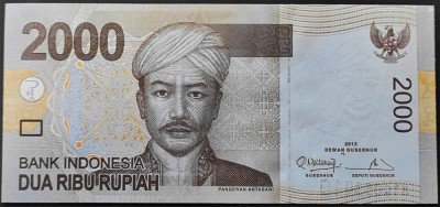 Bancnota 2000 RUPII / RUPIAH - INDONEZIA, anul 2012 * Cod 935 = UNC foto