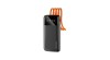 Baterie externă universală Dudao K6Pro 10000mAh cu cablu USB, USB Tip C, Lightning Negru (K6Pro-negru)