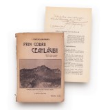 I. Popescu-Băjenaru, Prin codrii Ceahlăului, 1940, cu dedicație pentru Valentin Mănicescu