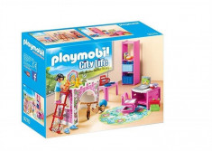 Set Playmobil City Life Childrens Room foto