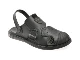 Sandale GRYXX negre, T6388, din piele naturala